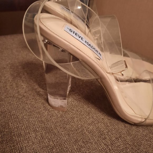 Steve Madden Womens Camille Ankle Strap Open Toe Heel Sandals size 8.5 - Picture 5 of 7